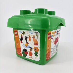 LEGO Duplo Explore 4084 Small Bucket Bricks  Animals Flowers Preschool‎ Complete